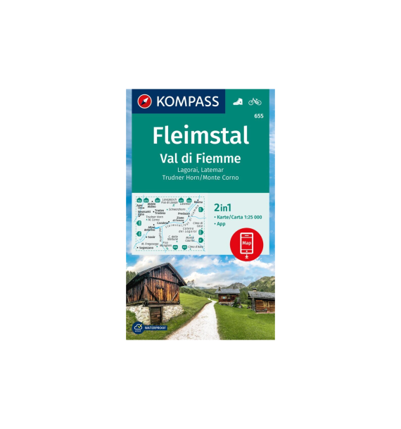 KOMPASS - VAL DI FIEMME LOGORAI LATEMAR  - 655