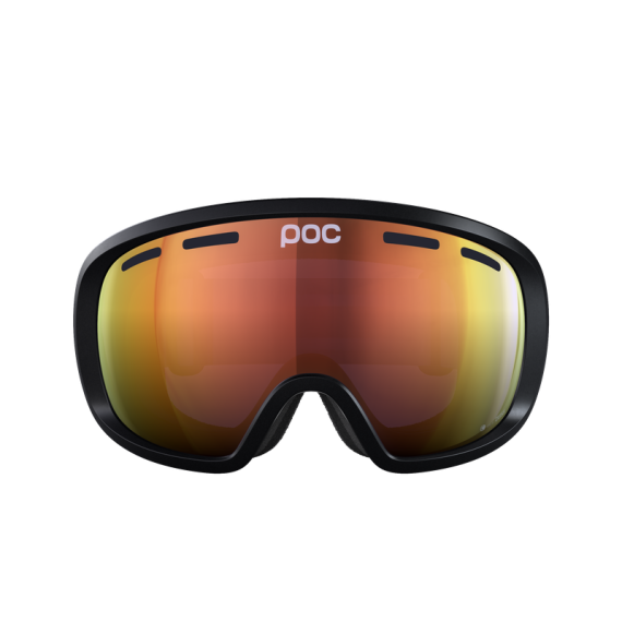 POC - MASCHERA FOVEA  URANIUM BLACK/PARTLY SUNNY ORANGE 40840 - immagine 2