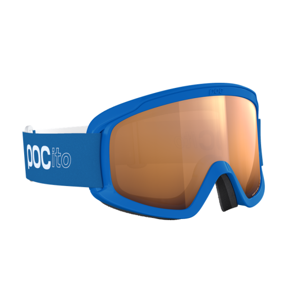 POC - MASCHERA POCITO OPSIN  FLUO BLUE/PARTLY SUNNY SILVER 40068