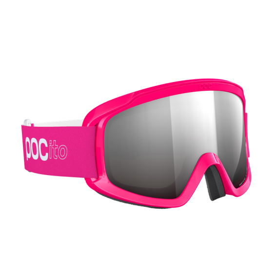 POC - MASCHERA POCITO OPSIN  FLUO PINK/PARTLY SUNNY SILVER 40068