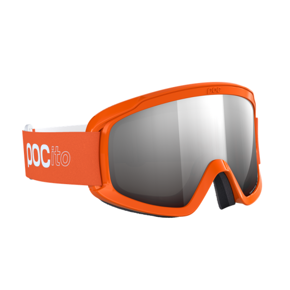 POC - MASCHERA POCITO OPSIN  FLUO ORANGE/PARTLY SUNNY SILVE 40068