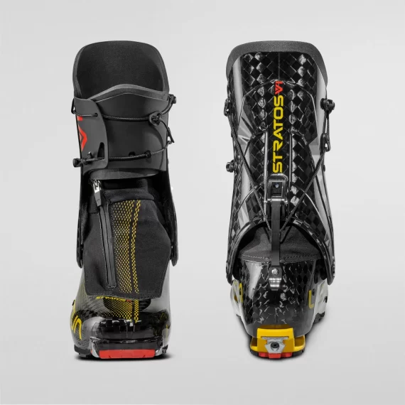 LASPORTIVA - SCARPONE SKIALP STRATOS VI TAGLIA 28 CARBON/YELLOW 89K - Image 3