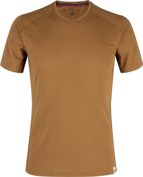 MONTURA - T-SHIRT MERINO MIX  140 BRONZE BROWN MTGC05X