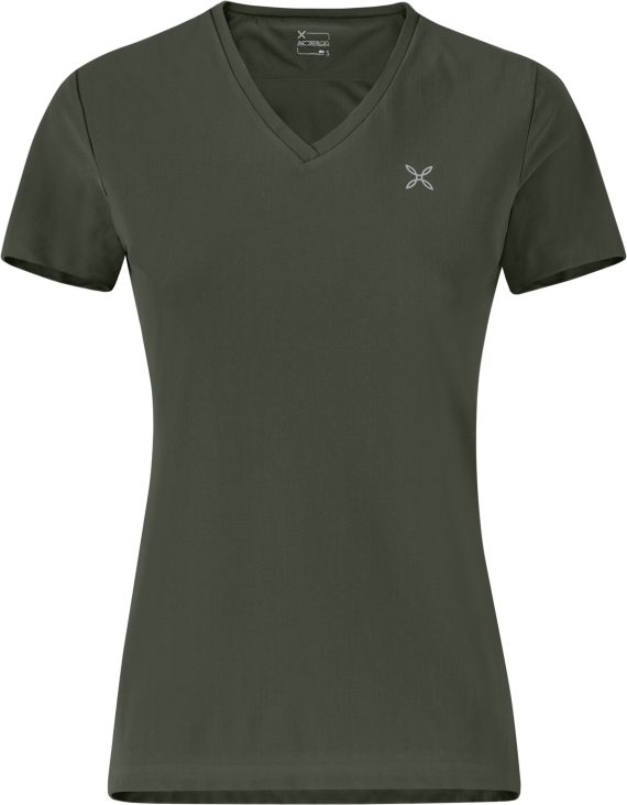 MONTURA - T-SHIRT DONNA SENSI  49 VERDE SALVIA MTVNU8W