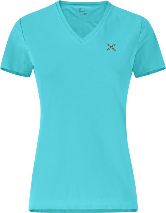 MONTURA - T-SHIRT DONNA SENSI  730 TURQUOISE MTVNU8W