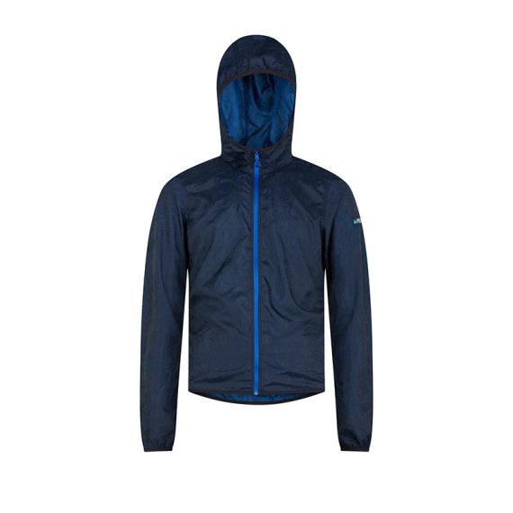 WILD TEE - GIACCA LAVA JACKET HOODY  BLACK/BLUE WT705WT03