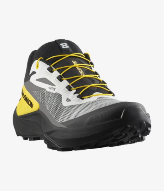 SALOMON - SCARPE GENESIS  BLACK/WHITE/LEMON L47762800 - immagine 2